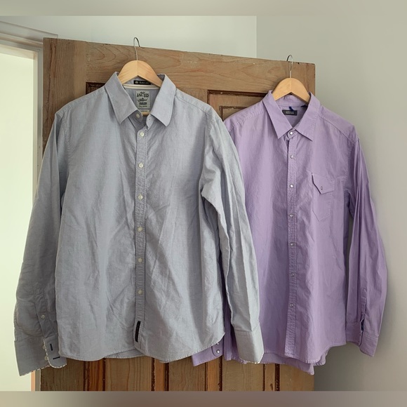 Bundle of 2 | Men's button downs | Kenneth Cole & Nordstrom | sz XL | NWOT - Picture 1 of 16